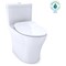 Toto Aquia IV One-Piece Elongated Dual Flush 1.28 and 0.9 GPF Universal Height Cotton White MS646234CEMFGN#01 - alternate 1